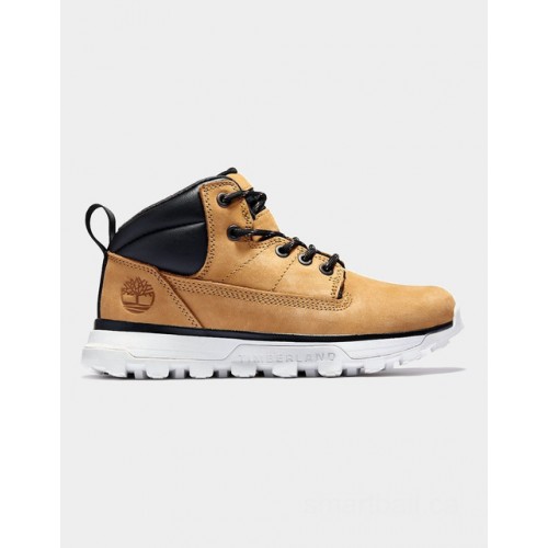 Timberland treeline mid hiker for youth in yellow