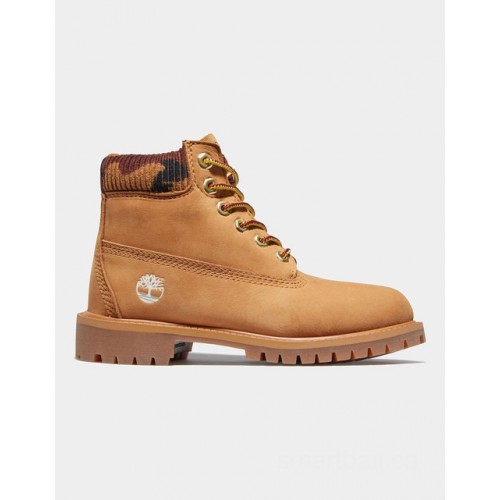 Timberland timberland® premium 6 inch boot for youth in yellow