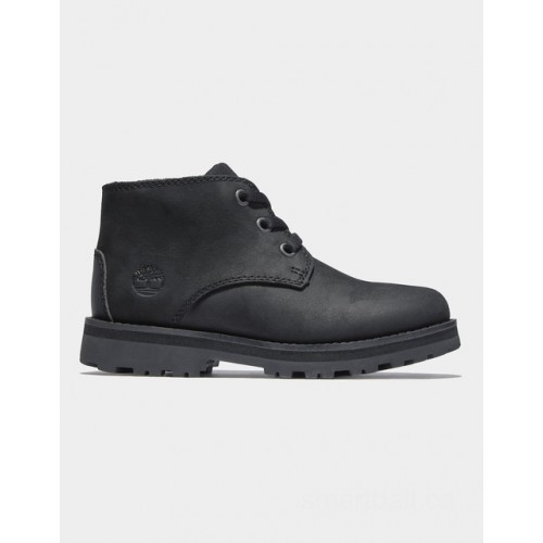Timberland courma kid chukka boot for youth in black