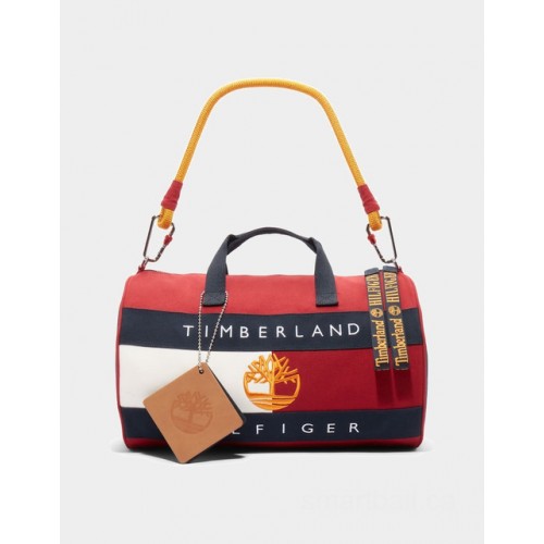Timberland tommy hilfiger x timberland® re-mixed duffel in red