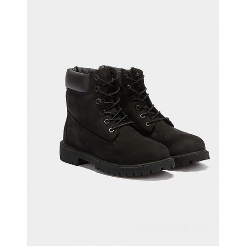 Timberland 6 inch premium waterproof black junior boots