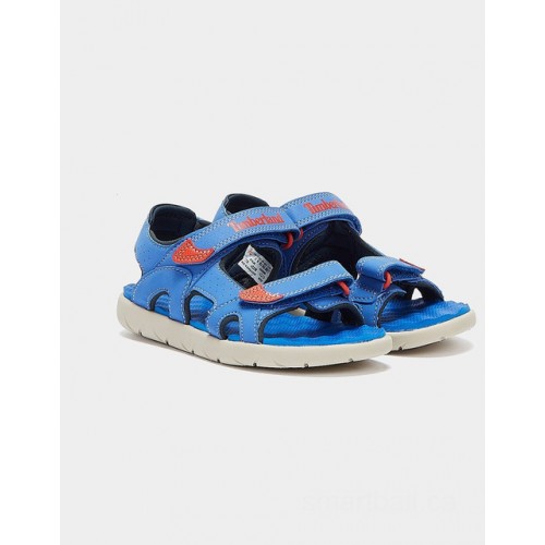 Timberland perkins row 2-strap youth bright blue sandals