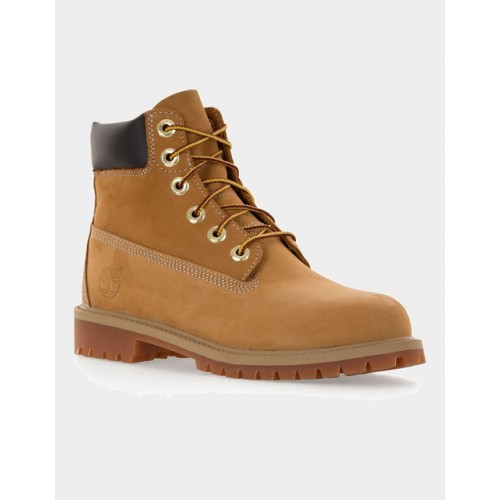 Timberland youths 6 inch classic boots (wheat)