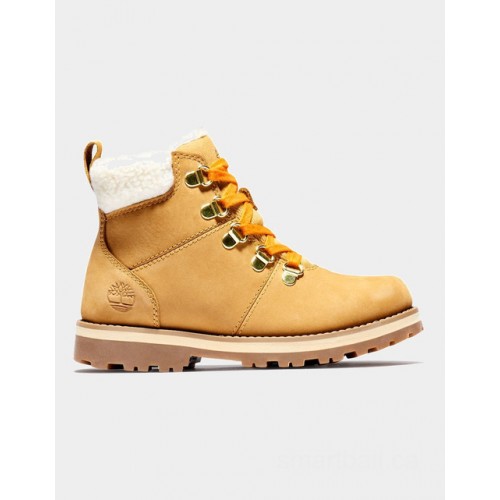 Timberland courma kid boot for youth in yellow