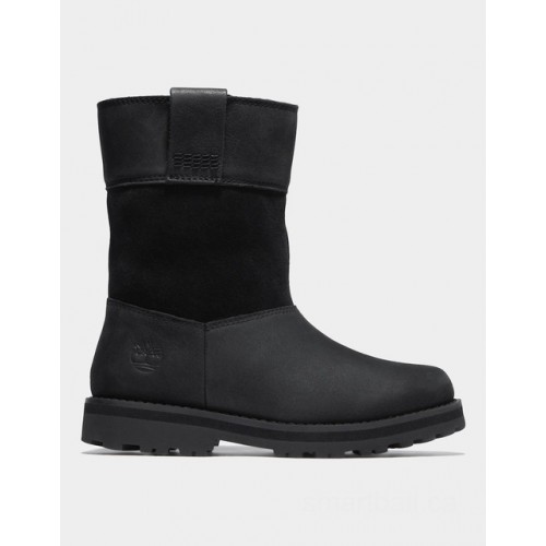 Timberland courma kid pull-on boot for youth in black
