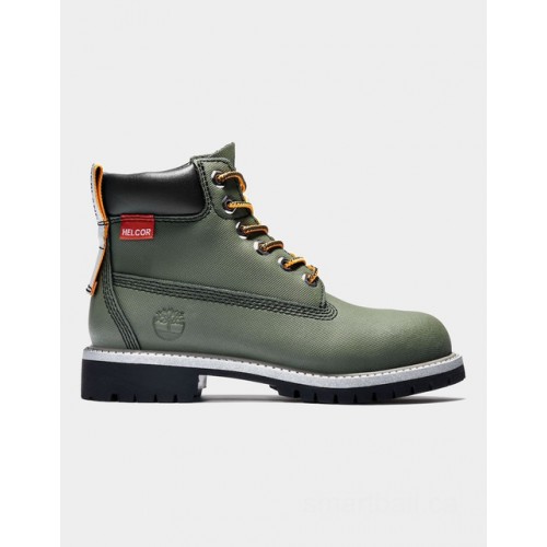 Timberland premium 6 inch boot for junior in green