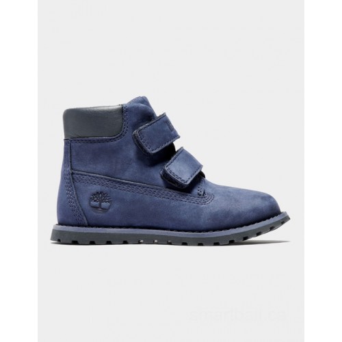 Timberland pokey pine winter boot for toddler in navy