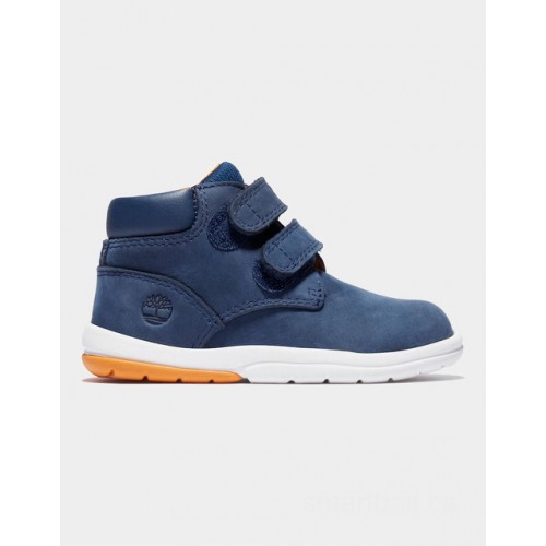 Timberland toddle tracks velcro chukka for toddler in navy