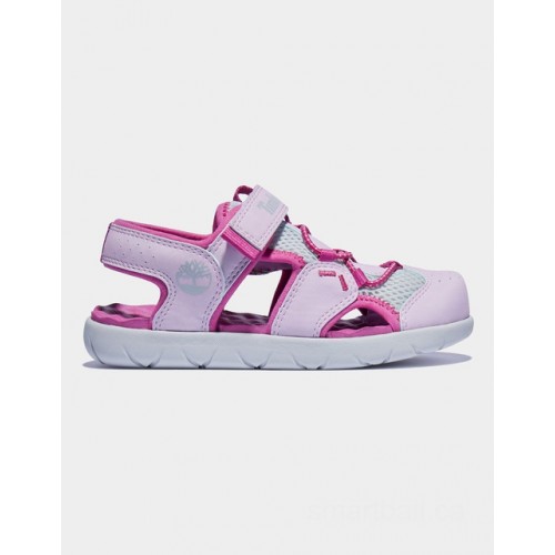 Timberland perkins row fisherman sandal for youth in pink
