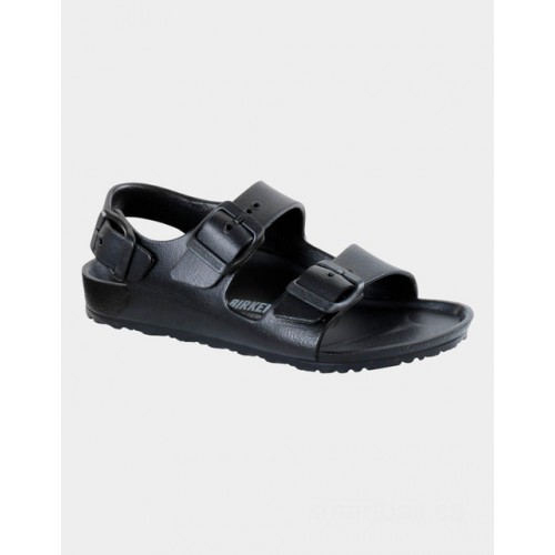 Birkenstock milano eva childrens sandals - black        