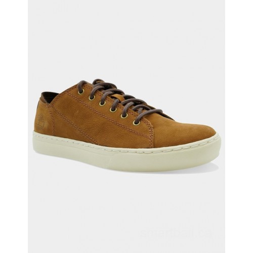 Timberland mens adventure cup trainers (rust)