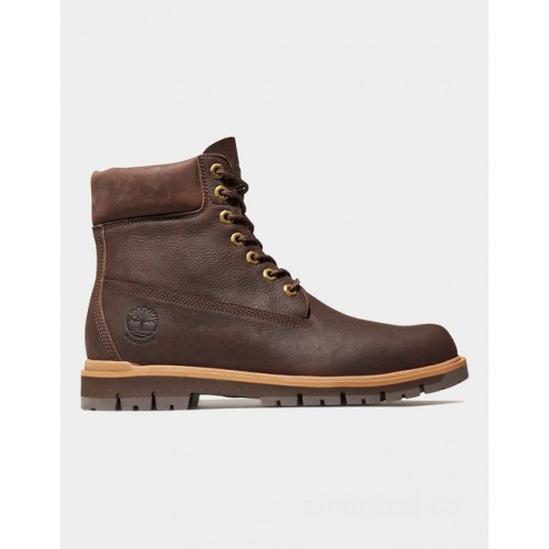 Timberland radford 6 inch boot for men in dark brown