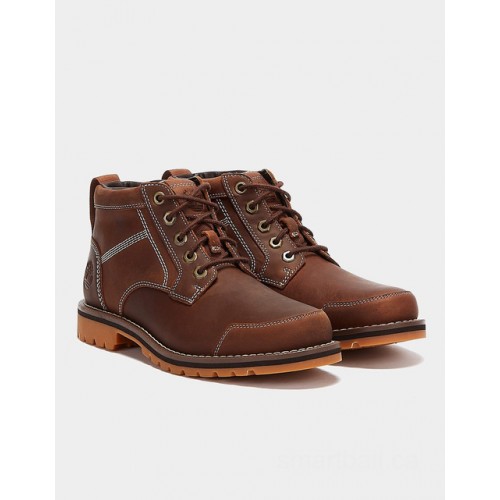 Timberland larchmont chukka mens rust brown boots
