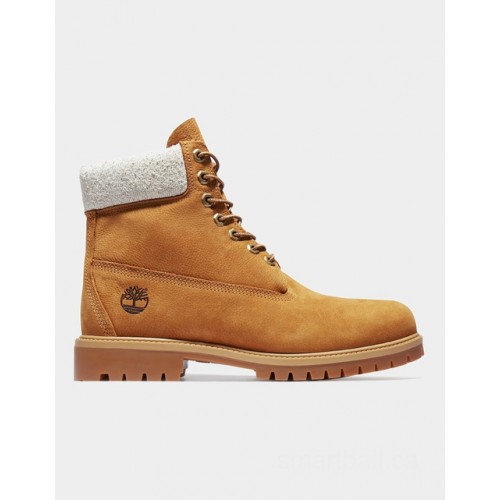 Timberland timberland® heritage ek+ regenerative leather 6 inch boot for men in yellow
