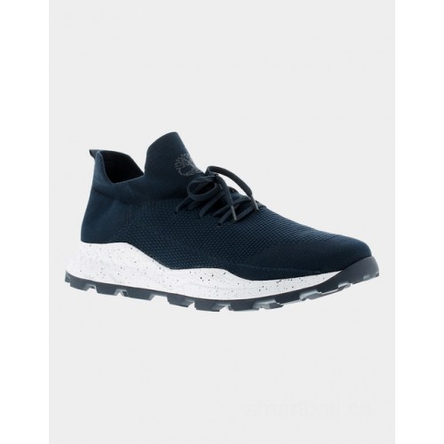 Timberland mens brookly mens fabric trainers blue uk size