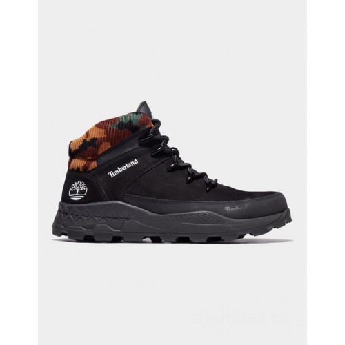 Timberland brooklyn euro sprint boot for men in black and camo