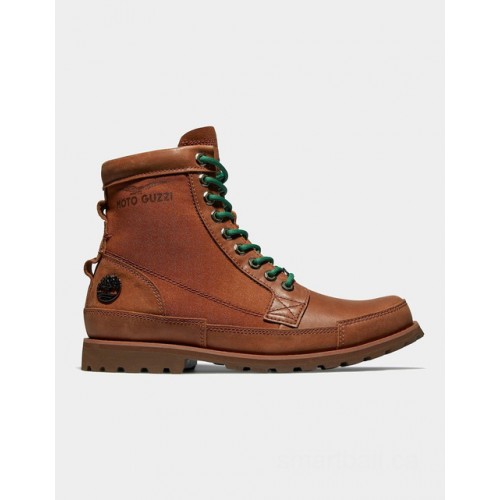 Timberland moto guzzi x timberland® original leather 6 inch boot for men in brown