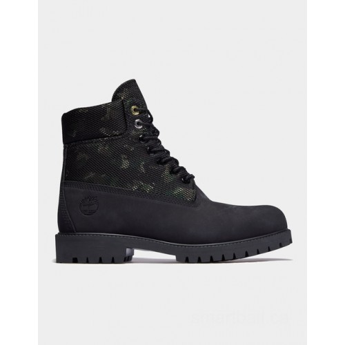 Timberland timberland® heritage 6 inch boot for men in black/camo