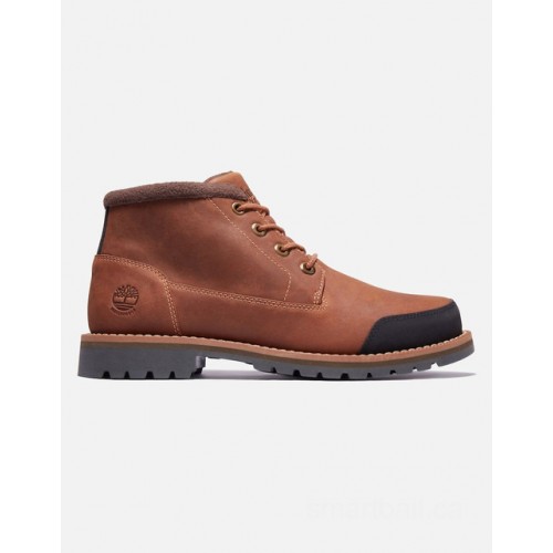 Timberland larchmont lined chukka for men in brown