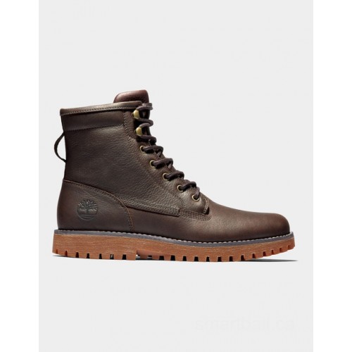 Timberland jackson's landing plain-toe boot for men in dark brown