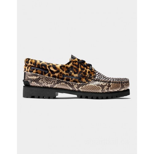 Timberland chinatown market x timberland® boat shoe for men in animal print