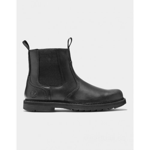 Timberland squall canyon chelsea boot for men in black