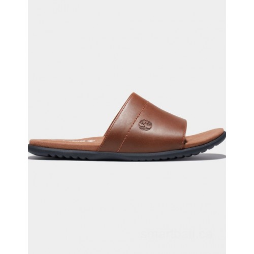 Timberland kesler cove slide sandal for men in brown