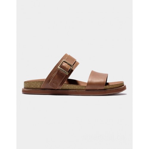 Timberland amalfi vibes 2 band sandal for men in brown