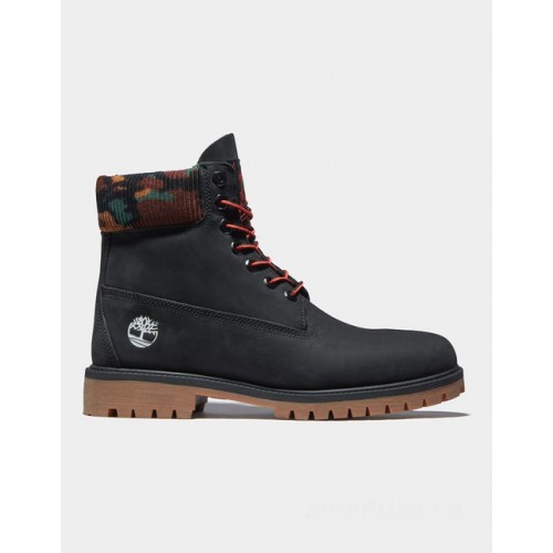 Timberland timberland® heritage 6 inch winter boot for men in black/camo