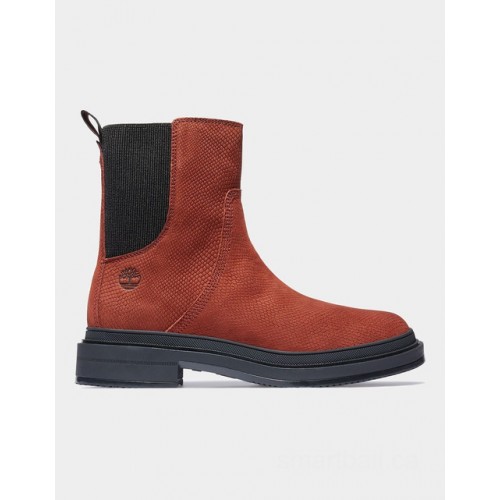 Timberland lisbon lane chelsea boot for women in brown