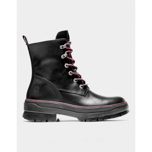 Timberland malynn ek+ mid lace-up boot for women in black