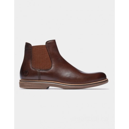 Timberland hannover hill chelsea boot for women in dark brown