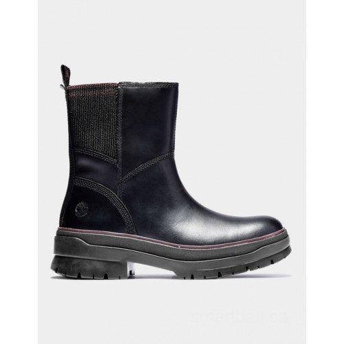 Timberland malynn side-zip boot for women in black