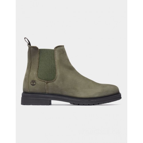 Timberland hannover hill chelsea boot for women in dark green