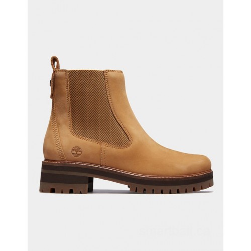 Timberland courmayeur chelsea boot for women in yellow