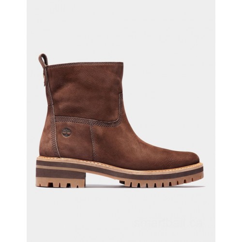 Timberland courmayeur lined boot for women in dark brown
